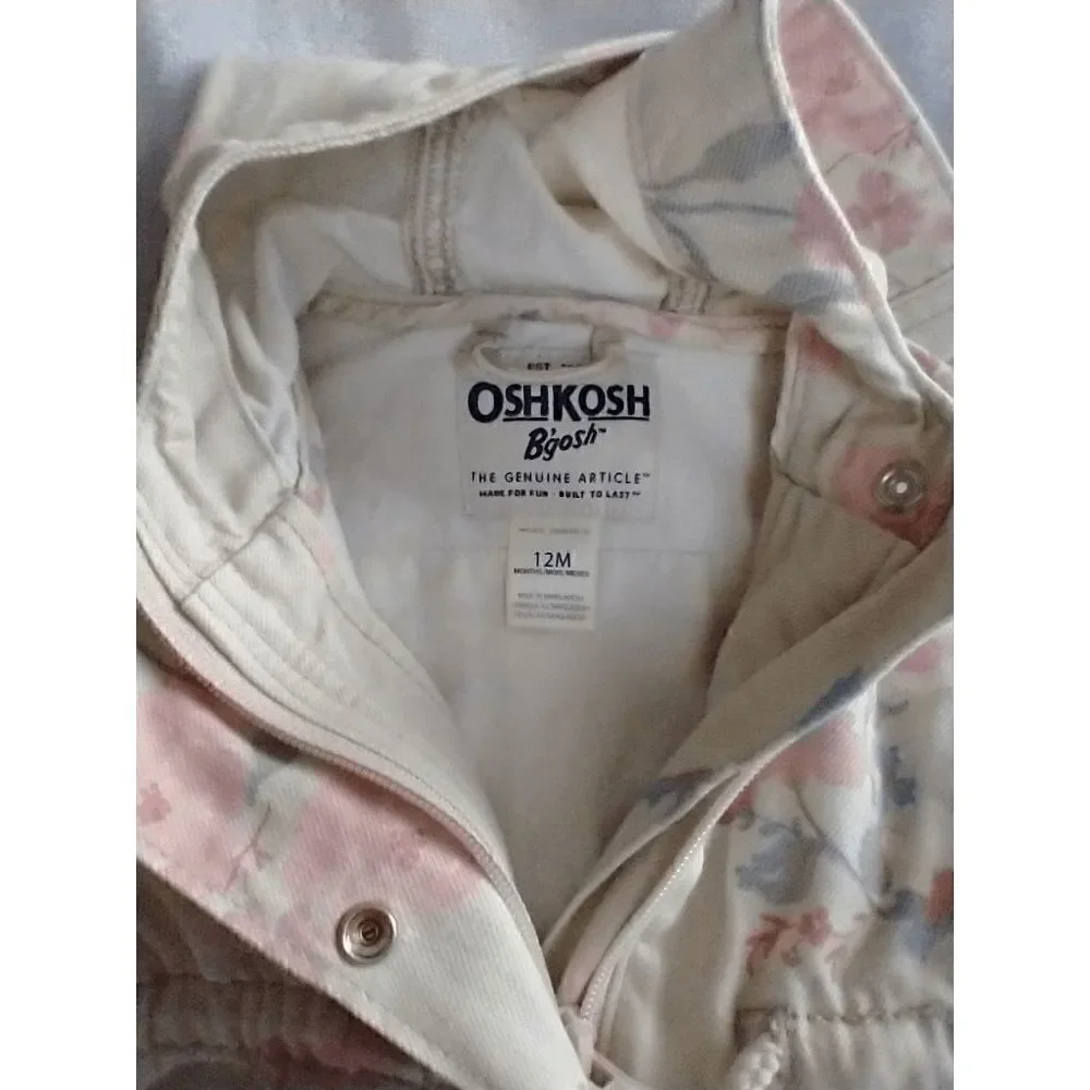 NWOT Oshkosh 12M Coat, Shirt and Leggings Set